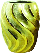 [RC021] Wavy Glitter Pot, 10.5cm