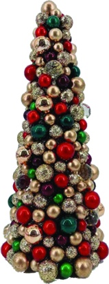 [SA059] Bauble Jewel Cone, 35cm
