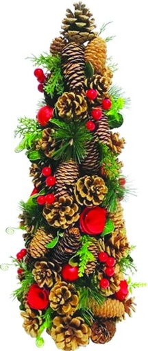 [EY165] Pinecone Cone Decoration, 46cm