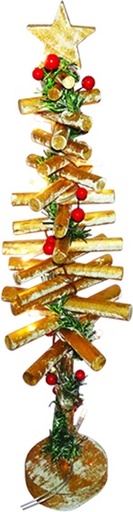 [XQ031] Illuminated Log Tree, 49cm
