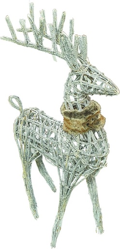 [SA024] Wireframe Deer with Collar, 1.2m