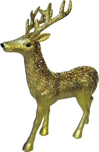 [EY183] Standing Deer Glitter Antlers, 45cm