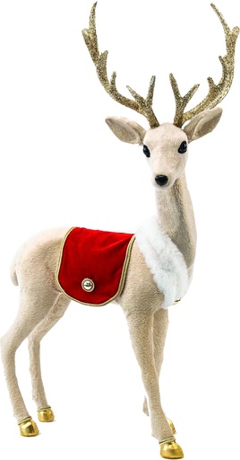 [LJ022] Deer Glitter Antler Saddle, 55cm