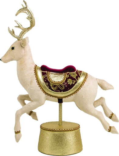 [LJ044] Leaping Deer Figure, 85cm