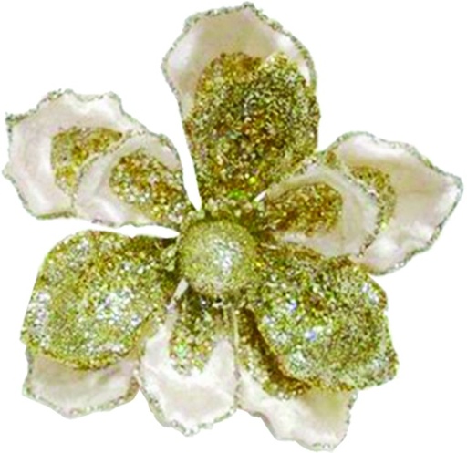 [SL197] Velvet Magnolia Clip, 18cm