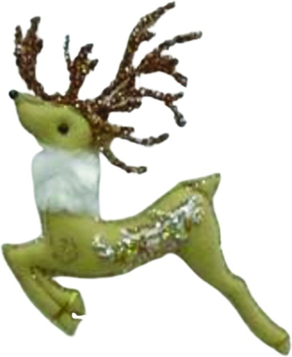 [SL213] Leaping Deer, 21.5cm