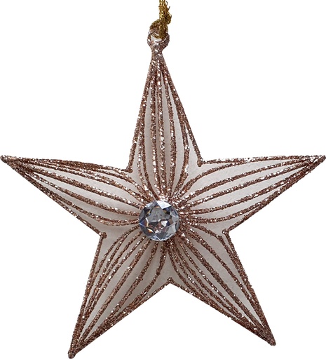 [SL219] Wired Glitter Star, 15cm