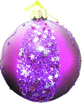 [HH146] Studded Glass Ball, 10cm