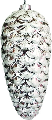 [YS024] Glass Pinecone, 15cm