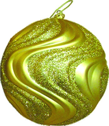 [AC478] Glittered Wavy Ball, 12cm