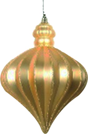 [AC811] Glittered Onion Drop, 18cm