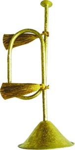 [HE093] Tasseled Bugle Ornament, 15cm