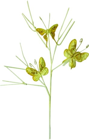 [SL108] Midnight Butterfly Spray, 58cm