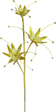 [SL123] Double Flower Pick, 48cm