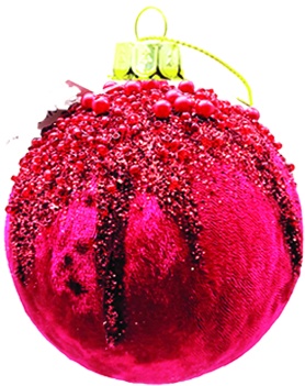 [SA069] Sequin Drip Ball, 10cm