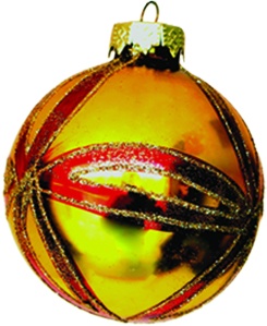 [RN073] Decorative Ball Glitter Ribbon, 8cm