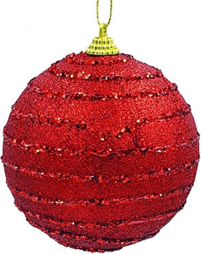 [RN329] Glitter Ball Spiral, 10cm