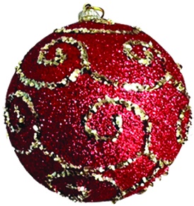 [RT207] Glitter Ball Scroll, 8cm