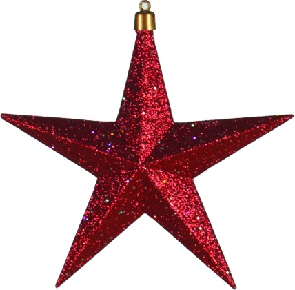 [AC802] Glittered Star, 15cm