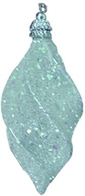 [YT42-S] Glass Twist Teardrop, 12.5cm