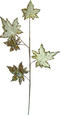 [SL104] Maple Leaf Berry Spray, 56cm
