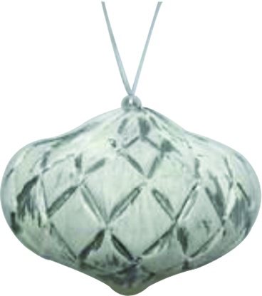 [SL220] Carved Onion Bauble, 11.5cm