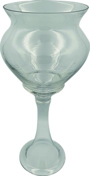 [FG255] Glass Vase Chalice Stem, 40cm