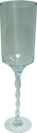 [FG278] Glass Goblet Vase, 60cm