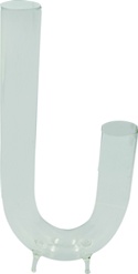 [FG321] U Tube Glass Vase, 27.5cm