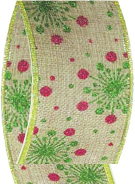 [DH103] Linen Look Wired Ribbon, 9.1m