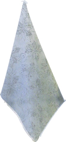 [KC60621] Poinsettia-printed Organza Fabric Roll, 9.1m