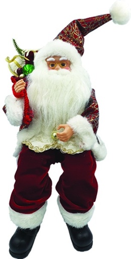 [TP050] Santa Patterned Hat, 45cm