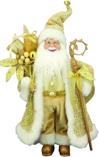 [TP091] Standing Santa Brocade Hat, 90cm