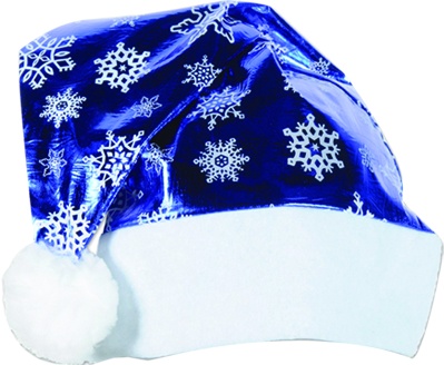 [20811] Metallic Santa Hat