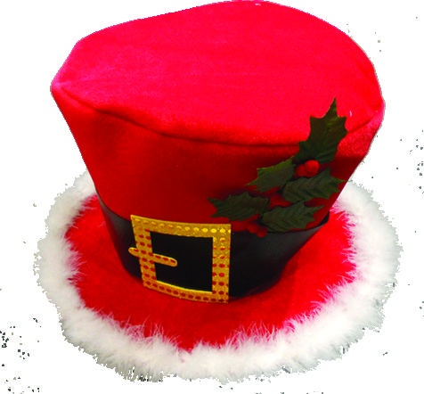 [SH9025] Christmas Top Hat, 25cm