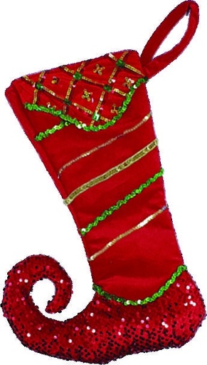 [TP026] Elf Boot Stocking, 56cm