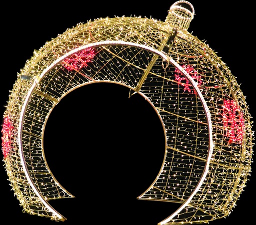 [EV030] Walk-Through Illuminated Bauble, 2.7m