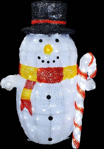 [HB001-180] Light-Up 3D Snowman, 1.8m