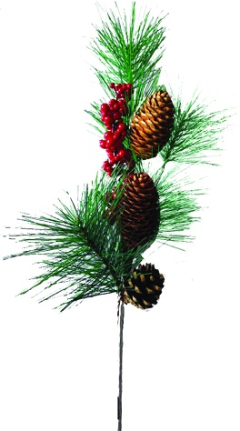 [SA052] Pine Cone Berry Pick, 50cm