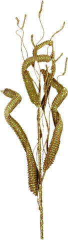 [DZ015-GD] Leaf Spray, Corkscrew Fern, 90cm