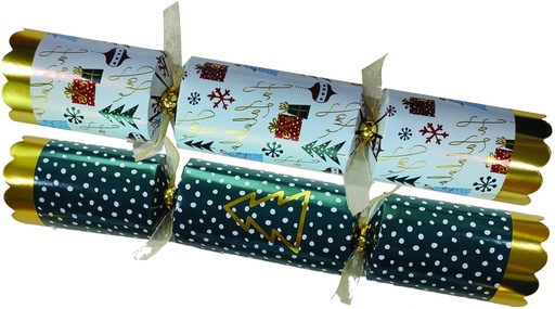 [SBC251] Classic Crackers with Christmas Design, 12"