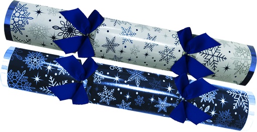 [SBC230] Classic Crackers with Snowflake Design, 12"