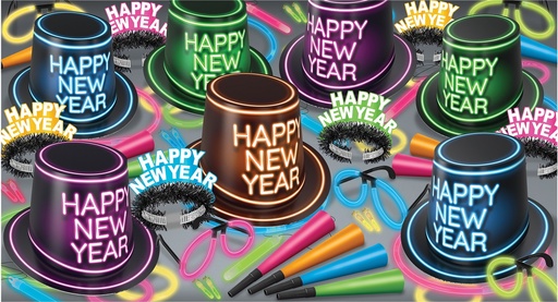 [80383-50] Glowing New Year Assortment for 50