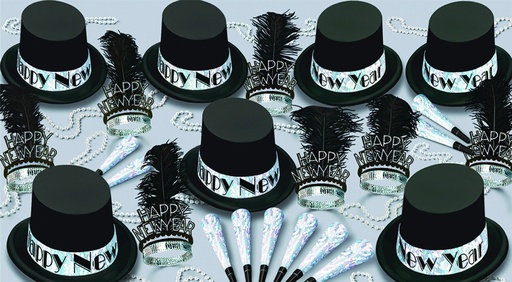 [88684-50] The Silver Top Hat Assortment for 50