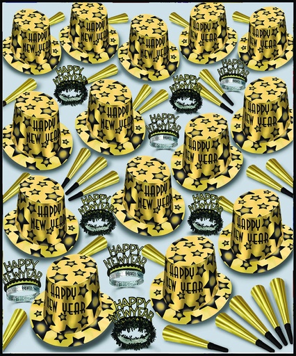 [88906BKGD100] Gem-Star Deluxe Gold Assortment for 100