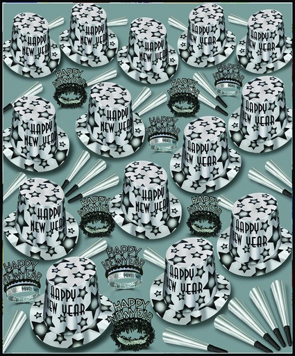 [88906BKS100] Gem-Star Deluxe Silver Assortment for 100