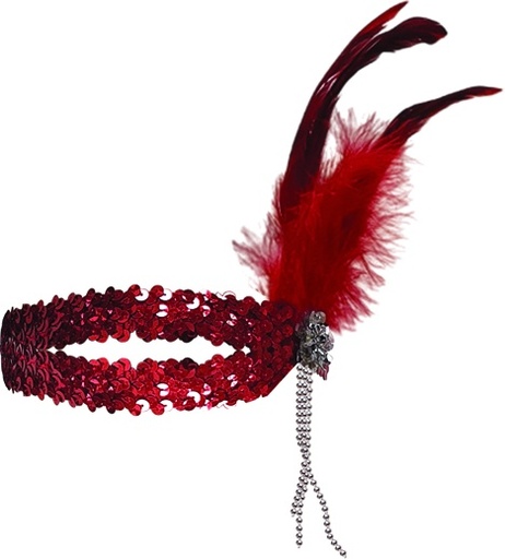 [H816] Headband Feather Chain Flapper