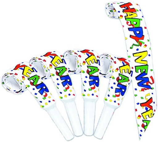[88014-100] Happy New Year Blowouts, 40cm