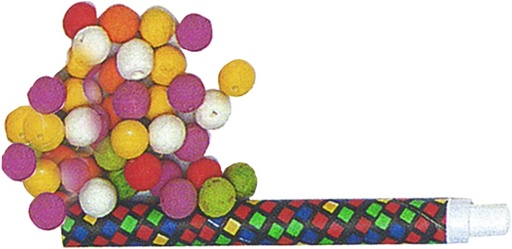 [7124B] Cannon Tube with 30 Tissue Balls