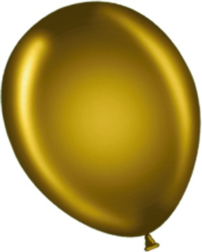 [BM-GD] Eco-friendly Metallic Balloons, 12"